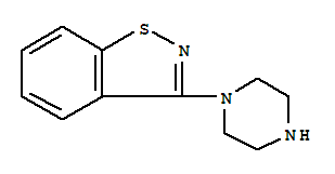 3-(1-哌嗪基）-1，2-苯并异噻唑