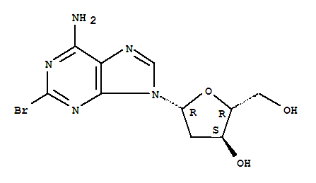 2-溴-9-(2-脱氧呋喃戊糖基)-9H-嘌呤-6-胺