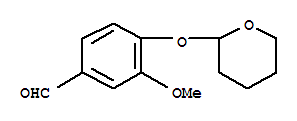 3-甲氧基-4-[(四氢-2H-吡喃-2-基)氧基]苯甲醛