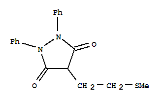 4-[2-(甲硫基)乙基]-1,2-二苯基-3,5-吡唑烷二酮