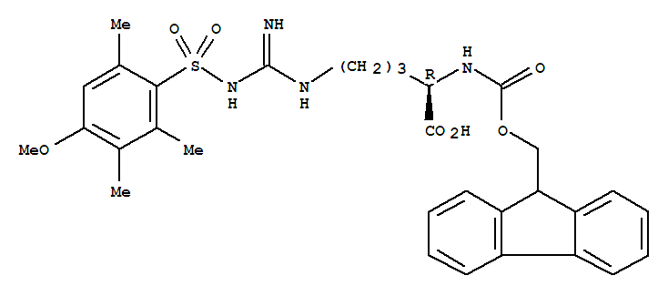 N-Fmoc-N''''-(4-甲氧基-2,3,6-三甲基苯磺酰基)-D-精氨酸