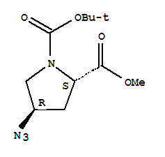 (2S,4R)-4-叠氮基-1,2-吡咯烷二甲酸1-(1,1-二甲基乙基)2-甲酯