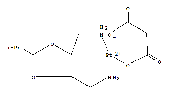 顺式-丙二酸双胺甲基二氧戊环合铂((II)