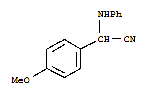 Benzeneacetonitrile, 4-methoxy-伪-(phenylamino)-