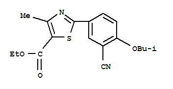 2-[3-氰基-4-异丁氧基苯基]-4-甲基噻唑-5-甲酸乙酯