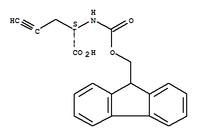 Fmoc-L-炔丙基甘氨酸; Fmoc-L-2-氨基-4-戊炔酸; N-芴甲氧羰基-L-炔丙基甘氨酸; N-芴甲氧羰基-L-2-氨基-4-戊炔酸
