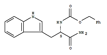N-[(1S)-2-氨基-1-(1H-吲哚-3-基甲基)-2-氧代乙基]氨基甲酸苄酯