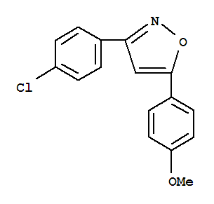 3-(4-氯苯基)-5-(4-甲氧基苯基)异噁唑