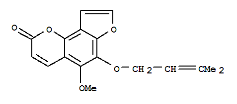 5-甲氧基-6-[(3-甲基-2-丁烯-1-基)氧基]-2H-呋喃并[2,3-h]-1-苯并吡喃-2-酮