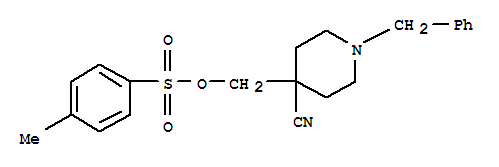 (1-Benzyl-4-cyanopiperidin-4-yl)-methyl 4-methylbenzenesulfonate