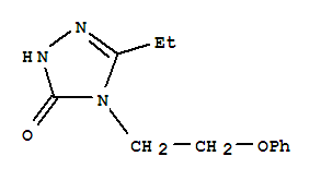 5-乙基-4-(2-苯氧基乙基)-1,2,4-三氮唑-3-酮 294762