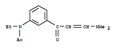 N-[3-(3-二甲胺基-1-氧-2-丙烯基)苯基]-N-乙基乙酰胺
