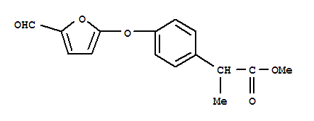 4-((5-甲酰-2-呋喃基)氧基)-alpha-甲基苯乙酸甲酯