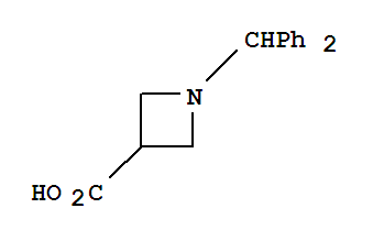 1-二苯甲基氮杂环丁烷-3-羧酸