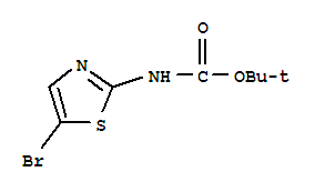 5 -溴- 2 -(N-甲酸叔丁酯)氨基噻唑