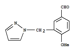 4-甲氧基-3-(1H-吡唑-1-甲基)苯甲醛