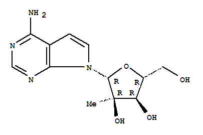 7-(2-C-甲基-beta-D-呋喃核糖基)-7H-吡咯并[2,3-d]嘧啶-4-胺