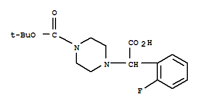 2-(4-BOC-哌嗪)-2-(2-氟苯基)乙酸