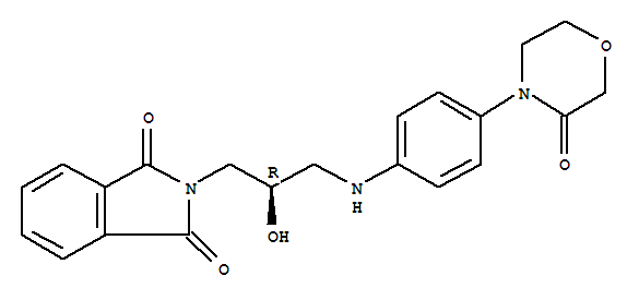 2-[(2R)-2-羟基-3-[[4-(3-氧代-4-吗啉基)苯基]氨基]丙基]-1H-异吲哚-1,3(2H)-二酮