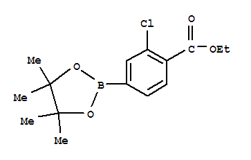 4-ETHOXYCARBONYL-3-CHLOROPHENYLBORONIC ACID, PINACOL ESTER