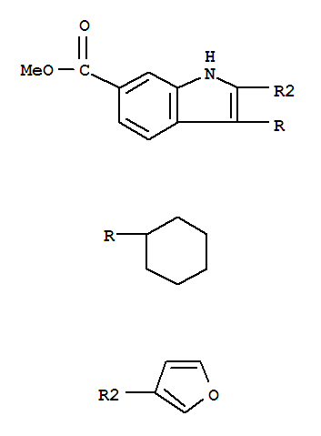 3-环己基-2-(呋喃-3-基)-1H-吲哚-6-羧酸甲酯