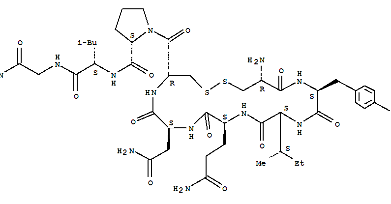 (S)-N-((S)-1-((2-氨基-2-氧乙基)氨基)-4-甲基-1-氧代戊烷-2-基)-1-(4R,7S,10S,13S,16S,19R)-19-氨基-7-(2-氨基-2-氧乙基)-10-(3-氨基-3-氧丙基)-13-((S)-仲丁基)-16-(4-羟基苄基)-6,9,12,15,18-五氧基-1,2-二硫代-5,8,11,14,17-五氮杂环二十烷-4-羰基)吡咯烷-2-甲酰胺