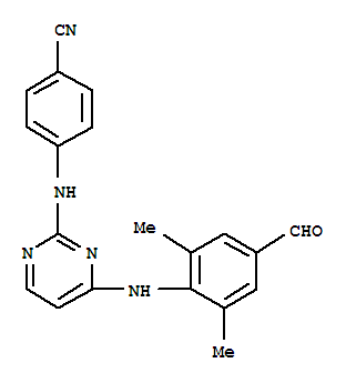 4-(4-(4-甲酰基-2,6-二甲基苯基氨基)嘧啶-2-基氨基)苯甲腈