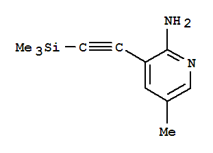 5-甲基-3-((三甲基甲硅烷基)乙炔)吡啶-2-胺