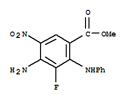 甲基 4-氨基-3-氟-5-硝基-2-(苯基氨基)苯甲酸酯