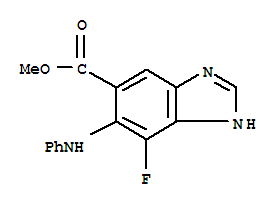 甲基 7-氟-6-(苯基氨基)-1H-苯并[d]咪唑-5-甲酸酯