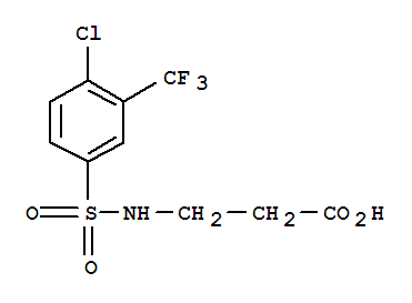N-[[4-氯-3-(三氟甲基)苯基]磺酰基]-BETA-丙氨酸