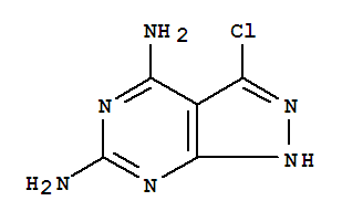 3-氯-1H-吡唑并[3,4-d]嘧啶-4,6-二胺
