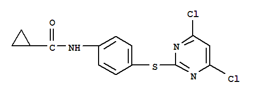 [4-(4,6-二氯嘧啶基-2-磺酰基)苯基L]甲胺环丙羧酸