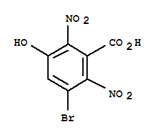 3-溴-5-羟基-2,6-二硝基苯甲酸