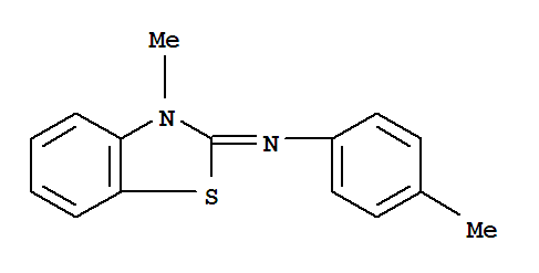 3-甲基-2-对甲苯脒苯并噻唑烷