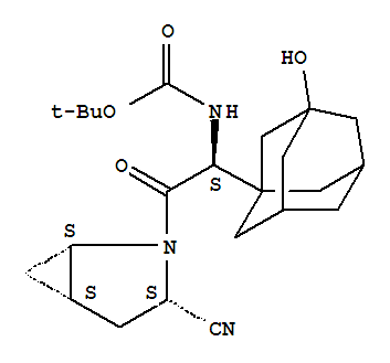(N-[(1S)-2-[(1S,3S,5S)-3-氰基-2-氮杂双环[3.1.0]己烷-2-基]-1-(3-羟基三环[3.3.1.13,7]癸烷-1-基)-2-氧代乙基]氨基甲酸 1,1-二甲基乙酯)