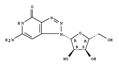 6-氨基-1-[3,4-二羟基-5-(羟基甲基)四氢呋喃-2-基]-2H-三唑并[4,5-c]吡啶-4-酮