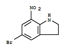 5-溴-7-硝基二氢吲哚