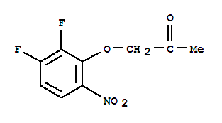 2-丙酮氧基-3,4-二氟硝基苯