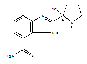 Veliparib; 2-[(2R)-2-甲基-2-吡咯烷基]-1H-苯并咪唑-7-甲酰胺