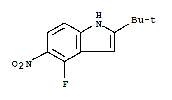 2-叔丁基-4-氟-5-硝基-1H-吲哚