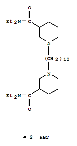 1,1'-癸烷-1,10-二基二(N,N-二乙基哌啶-3-甲酰胺)二氢溴化