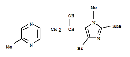 1-[4-溴-1-甲基-2-(甲基硫烷基)-1H-咪唑-5-基]-2-(5-甲基吡嗪-2-基)乙醇