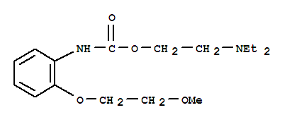 2-(二乙胺基)乙基 [2-(2-甲氧基乙氧基)苯基]氨基甲酸酯