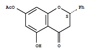 4H-1-苯并吡喃-4-酮,7-(乙酰氧基)-2,3-二氢-5-羟基-2-苯基-,  (S)- (9CI)