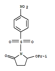 5-(1-甲基乙氧基)-1-[(4-硝基苯基)磺酰]吡咯烷-2-酮