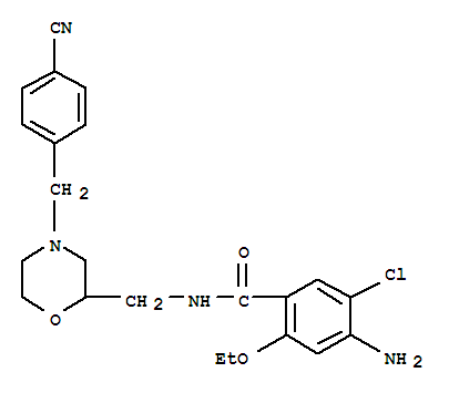 4-氨基-5-氯-N-{[4-(4-氰基苯甲基)吗啉-2-基]甲基}-2-乙氧基苯酰胺