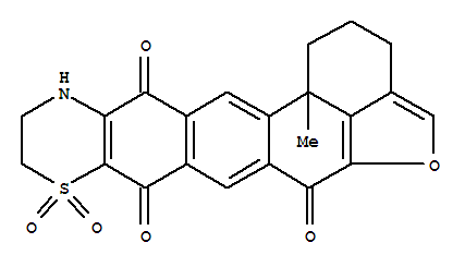 呋喃并[4',3',2':8,9]菲并[3,2-g][1,4]苯并噻嗪-6,8,13(10H)-三酮,1,2,3,11,12,14b-六氢-14b-甲基-,  9,9-二氧化,   (+)- (9CI)