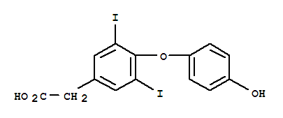 3,5-二碘-THYRO乙酸；4-(4-羟基苯氧基)-3,5-二碘-苯基-乙酸