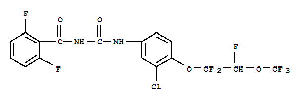 双苯氟脲; N-[[3-氯-4-[1,1,2-三氟-2-(三氟甲氧基)乙氧基]苯基]氨基甲酰基]-2,6-双氟苯甲酰胺